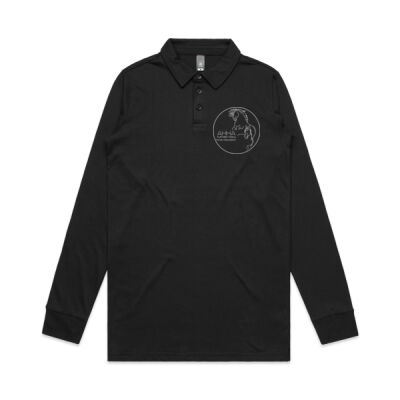 AHHA Mens Long Sleeve Polo Thumbnail