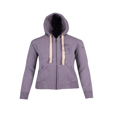 AHHA Women's Heavy Zip Hoodie in Grey Thumbnail